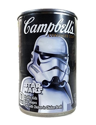 0782370069237 - CAMPBELL'S STAR WARS STORMTROOPER LABEL FUN SHAPES CHICKEN & PASTA SOUP, 10.5 OUNCE CAN