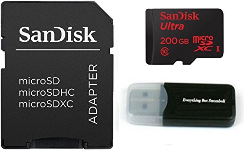 0782398958391 - SANDISK MICRO SDXC ULTRA MICROSD TF FLASH MEMORY CARD 200GB 200G CLASS 10 FOR SA