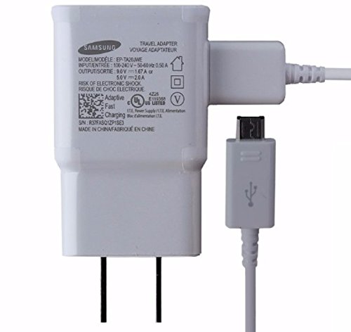 0782446720758 - SAMSUNG EP-TA20JWE ADAPTIVE FAST CHARGING WALL CHARGER FOR GALAXY NOTE 4, EDGE, S6/S6 EDGE/ EDGE+, S6 ACTIVE, NOTE 5 - WHITE - BULK PACKAGING