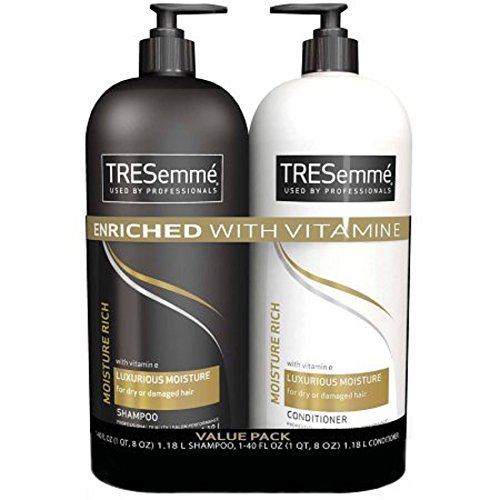 0782560437655 - TRESEMME MOISTURE RICH SHAMPOO AND CONDITIONER, 28 OZ, PACK OF 2