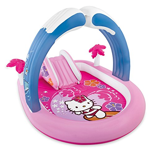 0078257309665 - INTEX HELLO KITTY INFLATABLE PLAY CENTER, 83 X 64 X 51 1/2, FOR AGES 2+
