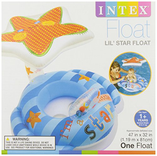 0078257313419 - INTEX 56582EP INFLATABLE LIL' STAR BABY FLOAT, 47 X 32 INCH