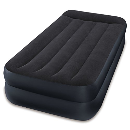 0078257322411 - INTEX DURA-BEAM STANDARD SERIES PILLOW REST RAISED AIRBED WITH BUILT-IN PILLOW AND ELECTRIC PUMP, TWIN