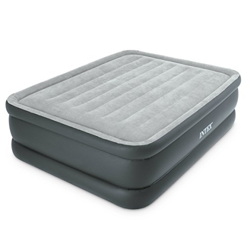 0078257322480 - INTEX DURA-BEAM STANDARD SERIES ESSENTIAL REST AIRBED WITH BUILT-IN ELECTRIC PUMP, QUEEN