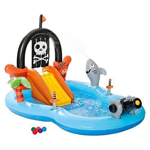 0078257323111 - INTEX INFLATABLE PIRATE PLAY CENTER POOL