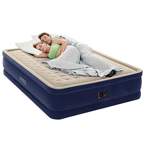 0078257644957 - INTEX DURA-BEAM SERIES ELEVATED DELUXE AIRBED WITH BUILT-IN ELECTRIC PUMP, BED HEIGHT 18, QUEEN - AMAZON EXCLUSIVE