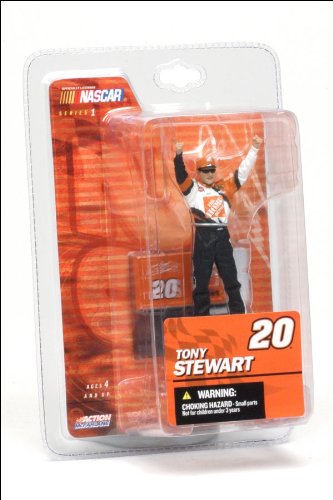 0782675193439 - TONY STEWART #20 SERIES 1 SIX INCH HOME DEPOT ACTION FIGURE BY MCFARLANE TOYS