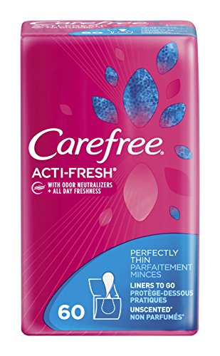 0078300069843 - CAREFREE BODY SHAPE THIN TO-GO PANTILINERS-UNSCENTED-60 CT