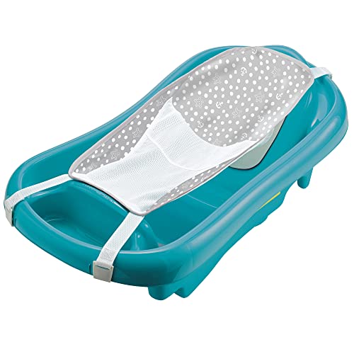 0783050367872 - THE FIRST YEARS NEWBORN TO TODDLER BABY BATH TUB - CONVERTIBLE 3-IN-1 BABY TUB WITH REMOVABLE SLING - AGES 0 TO 24 MONTHS - SURE COMFORT - TEAL