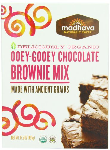 0078314241051 - MADHAVA ORGANIC OOEY-GOOEY CHOCOLATE BROWNIE MIX WITH ANCIENT GRAINS, 17.5 OUNCE