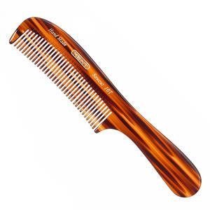 0783318729084 - KENT HAND-MADE 25MM WET/THICK COARSE HAIR LARGE HANDLED RAKE COMB - 10T