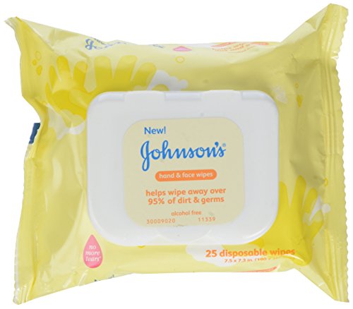 0783318824147 - JOHNSON'S BABY HAND AND FACE WIPES, 25-COUNT