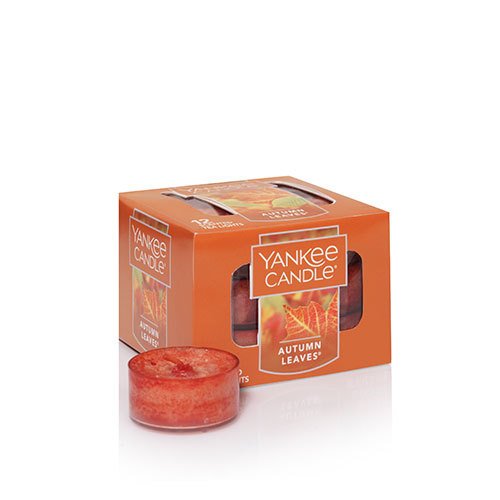 0783322656772 - YANKEE CANDLE AUTUMN LEAVES TEA LIGHT CANDLES, FRESH SCENT