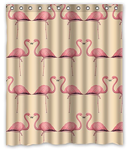 0783325796109 - SIMPLE FLAMINGO OF ANIMAL SERIES HD IMAGE FOR SHOWER CURTAIN 60 X 72 INCHES