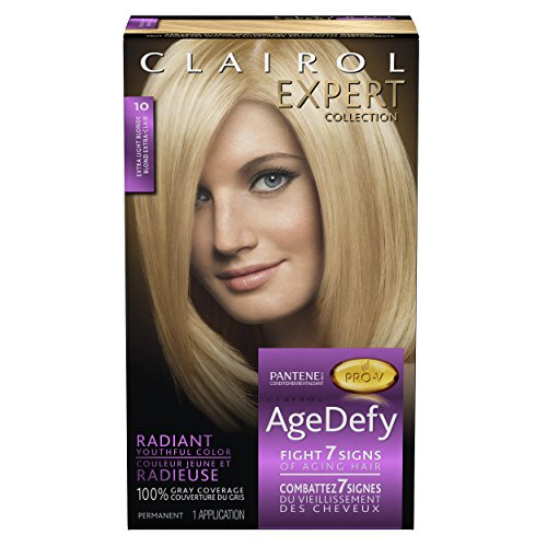 0783327153016 - CLAIROL HAIR COLOR AGE DEFY EXPERT COLLECTION 10 EXTRA LIGHT BLONDE DYE KIT