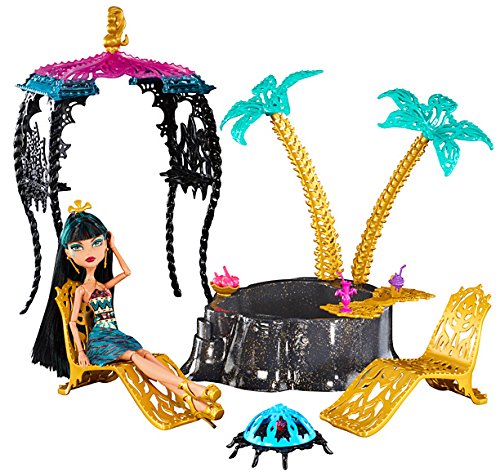 0783329685744 - MONSTER HIGH, 13 WISHES, DESERT FRIGHT OASIS PLAYSET WITH CLEO DE NILE DOLL