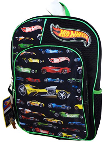 0783329695811 - MATTEL HOT WHEELS 16 INCH FULL SIZE BACKPACK FOR KIDS COME WITH BONUS CAR TOY