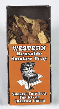 0078342380746 - WESTERN WOOD REUSABLE TRAY WITH WOOD CHIPS