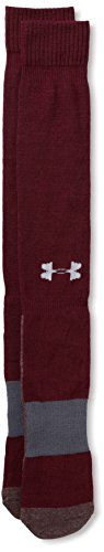 0783466077464 - UNDER ARMOUR MEN'S ALL SPORT PERFORMANCE OVER-THE-CALF SOCKS (1 PAIR), MAROON, X-LARGE