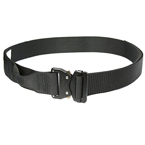 0783583170765 - FUSION TACTICAL MILITARY POLICE RIGGERS BELT BLACK SMALL 28-33/1.5 WIDE