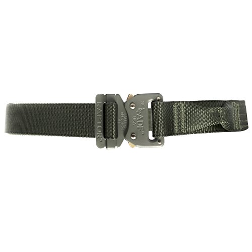 0783583171397 - FUSION 1.50-INCH RIGGER'S BELT WITH NYLON LOOP AND RAPTOR-ALUM BUCKLE, FOIL GREEN, X-LARGE