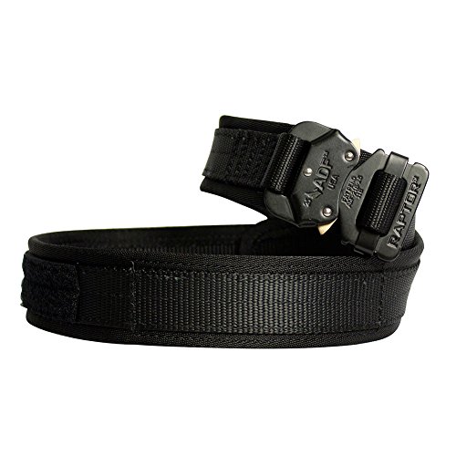 0783583177702 - FUSION TACTICAL MILITARY POLICE TROUSER BELT BLACK MEDIUM 33-38/1.5 WIDE