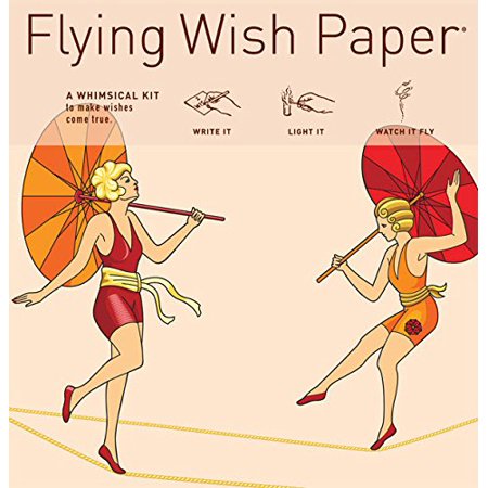 0783583898638 - FLYING WISH PAPER - A WHIMSICAL KIT TO MAKE WISHES COME TRUE - CIRQUE DE FEMMES - 5 X 5 - MINI KITS
