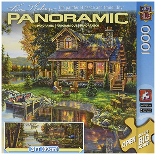 0783719817304 - MASTERPIECES PUZZLE COMPANY PEACE LIKE A RIVER PANORAMIC JIGSAW PUZZLE (1000-PIECE), ART BY KIM NORLIEN