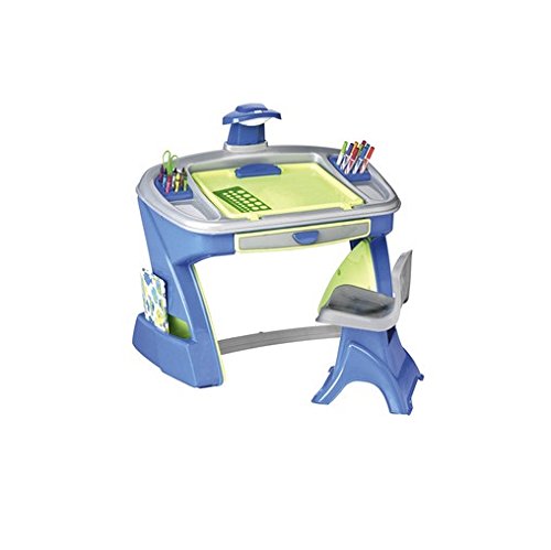 0783719914577 - AMERICAN PLASTIC TOYS STYLISH DESK EASEL PLAY SET WITH STORAGE AREA