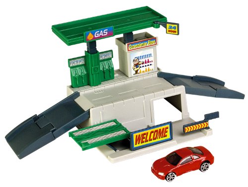 0783746026366 - MOTORMAX DYNA CITY PLAYSET - GAS STATION