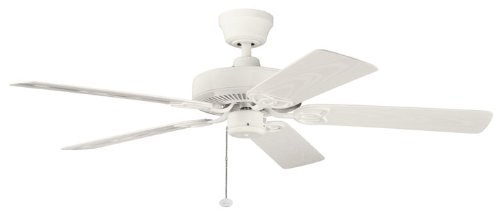 0783927367219 - KICHLER LIGHTING 339520SNW STERLING MANOR PATIO 52-INCH OUTDOOR/INDOOR CEILING FAN, SATIN NATURAL WHITE FINISH WITH ALL-WEATHER ABS SATIN NATURAL WHITE BLADES