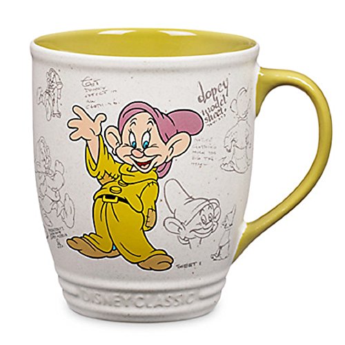 0784016188081 - DISNEY STORE DOPEY CLASSIC COFFEE MUG CUP SNOW WHITE