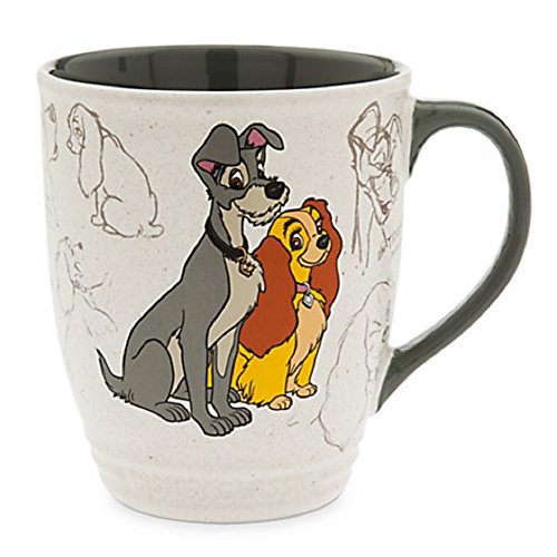 0784016188265 - DISNEY STORE LADY AND THE TRAMP CLASSIC COFFEE MUG CUP