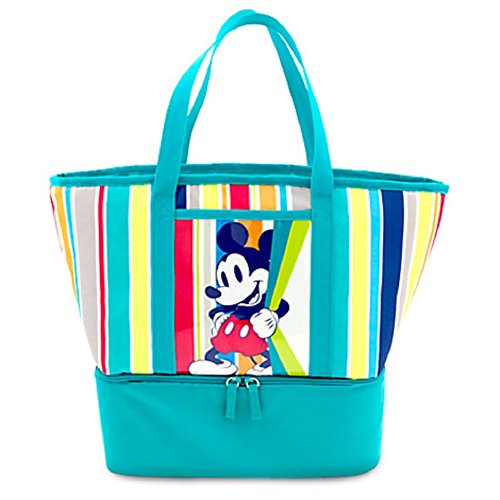 0784016189804 - DISNEY STORE MICKEY MOUSE ZIP COOLER BAG LUNCH TOTE SUMMER FUN TEAL GREEN 2016