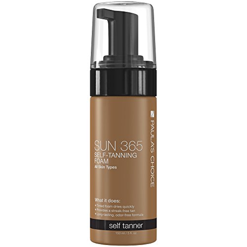 0784190952843 - PAULA'S CHOICE SUN 365 SELF-TANNING FOAM FOR FACE AND BODY - ALL SKIN TYPES - 5 OZ