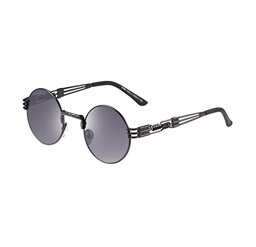 0078421369549 - NEW MEN METAL PUNK RETRO SUNGLASSES ROUND PRINCE EDWARD MIRROR CHEERFUL PERSONALITY INFLUX OF PEOPLE SUNGLASSES