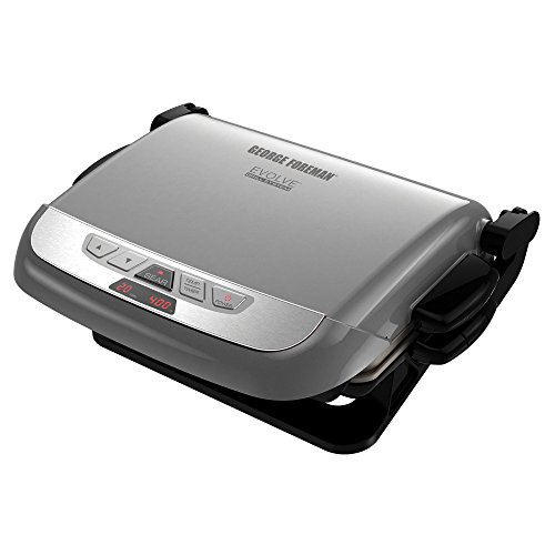 7842500583019 - GEORGE FOREMAN GRP4842P 3-IN-1 MULTI-PLATE EVOLVE GRILL, ELECTRIC GRILL, (PANINI PRESS, GRILLING, AND WAFFLE PLATES INCLUDED), PLATINUM