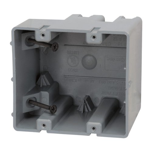 0784297017643 - MADISON ELECTRIC PRODUCTS MSB2G TWO GANG DEVICE BOX WITH DEPTH ADJUSTABLE, HEAVY DUTY 42LB