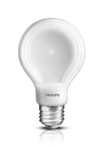 0078433172144 - PHILIPS 433227 60 WATT EQUIVALENT SLIMSTYLE A19 LED LIGHT BULB SOFT WHITE, DIMMABLE