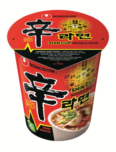 0078433244292 - NONGSHIM SHIN NOODLE CUP, 2.64 OUNCE PACKAGES (PACK OF 12)