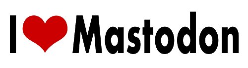 0784338487633 - I LOVE MASTODON STICKERS ROCK BAND TOUR ALBUM DECAL VINYL BUMPER CARS