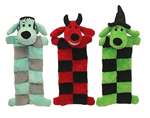 0784369166040 - MULTI PET HALLOWEEN LOOFA SQUEAKER MAT ASSORTED STYLES 12IN DOG TOY SOLD EACH