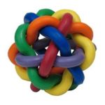 0784369510812 - DOG SUPPLIES NOBBLY WOBBLY BALL WITH BELL 1.75 IN