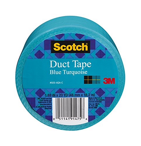 7844908489467 - SCOTCH DUCT TAPE, BLUE TURQUOISE, 1.88-INCH BY 20-YARD