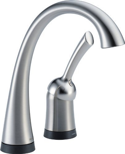0784497730601 - DELTA FAUCET 1980T-AR-DST PILAR SINGLE HANDLE BAR/PREP FAUCET WITH TOUCH2O TECHNOLOGY, ARCTIC STAINLESS BY DELTA FAUCET