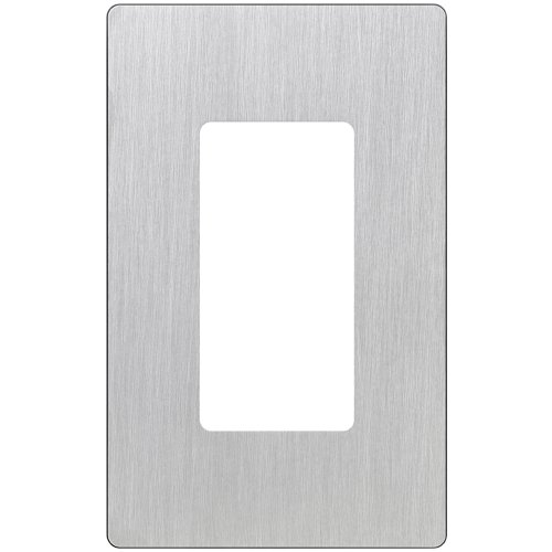 0784497736047 - LUTRON CW-1-SS 1-GANG CLARO WALL PLATE, STAINLESS STEEL