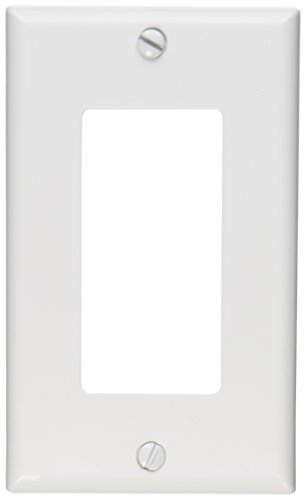 0784497872271 - LEVITON 80401-NW 1-GANG DECORA/GFCI DEVICE DECORA WALLPLATE, STANDARD SIZE, THER