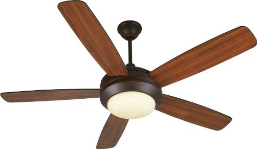 0784497900318 - CRAFTMADE HE52OBG5, HELIOS OILED BRONZE / GUILDED 52 CEILING FAN WITH LIGHT