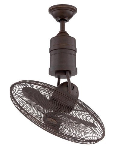0784497904033 - CRAFTMADE BW321AG3 BELLOWS III - 21-INCH ROTATING CAGE CEILING FAN, AGED BRONZE FINISH BY CRAFTMADE