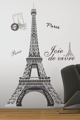 0784497983120 - ROOMMATES RMK1576GM EIFFEL TOWER PEEL AND STICK GIANT WALL DECAL